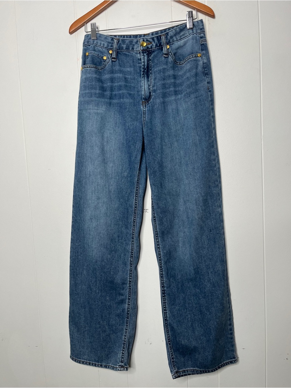 OAT New York CLOUD LUXE Denim Wide Leg Jeans Size 8/29